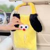 Animal Shape Hanging Armrest Box Creative Seat Back Tissue Hanging Bag Puppy Car Tissue Box  Girls