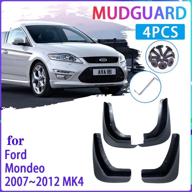 4 PCS Car Mud Flaps  For Ford Mondeo MK4 2007~2012 2008 2009 2010 2011 Mudguard Splash Guards Fender Mudflaps Auto