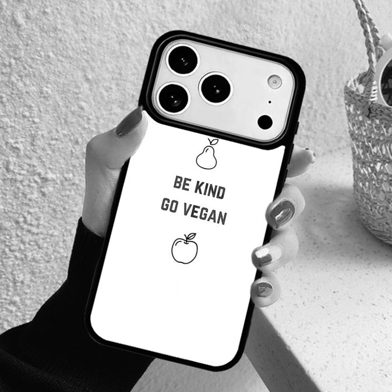 ВЕГАНСКИЕ ЦИТАТЫ ЛЮБОВЬ К ОВОЩАМ Чехол для телефона для iPhone 17 Air 16 15 14 13 12 11 Pro Max Plus