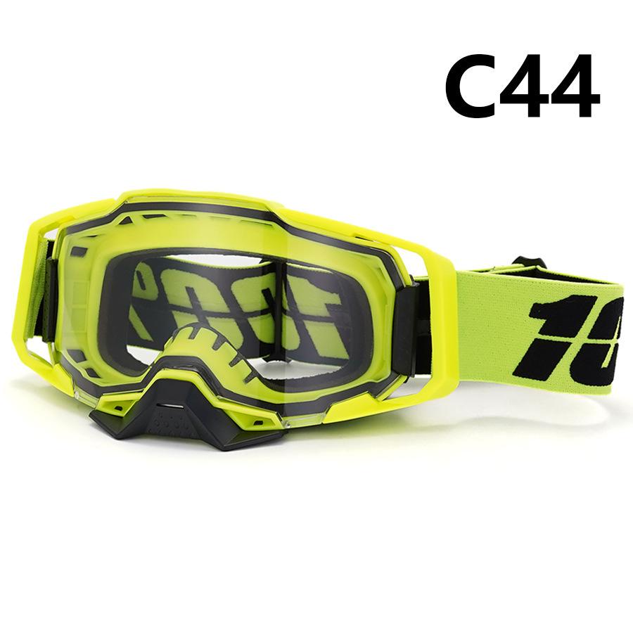 New100%100% Motorcycle Goggles Outdoor Riding Windproof and Sandproof Motorcycle Helmet Protective Glasses