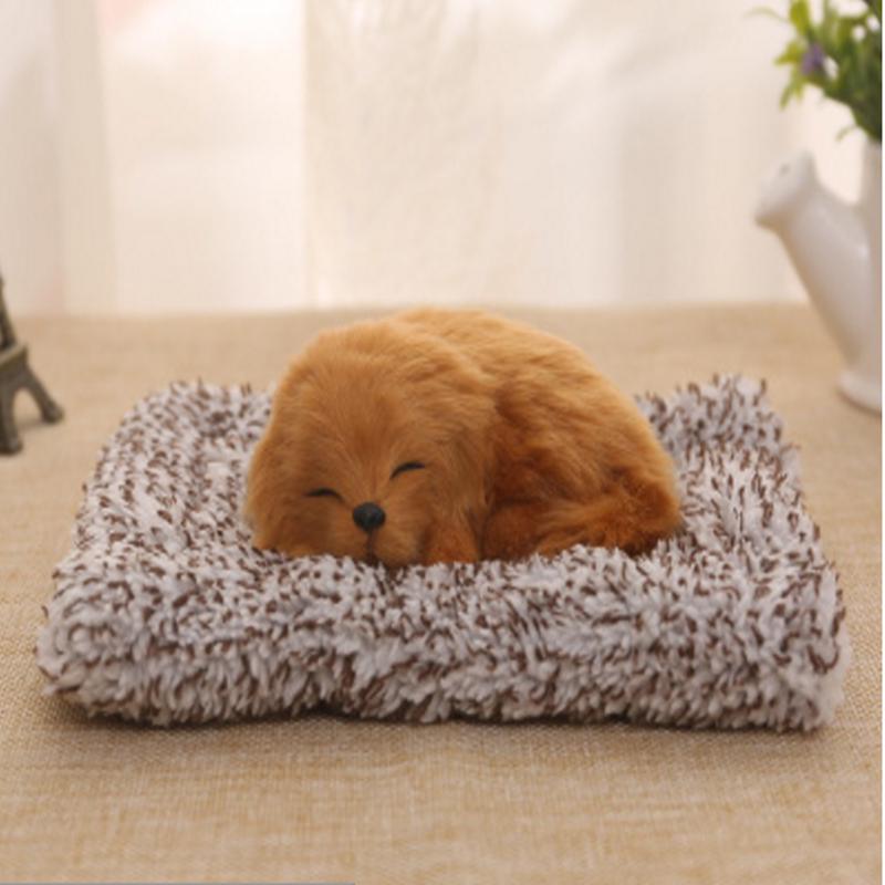 Lovely Simulation Doll Dog Car Ornaments Decoration