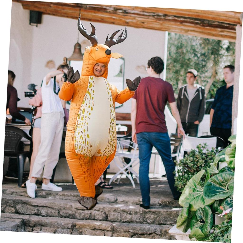 Надувной костюм лося, маскарадный костюм для праздничной вечеринки