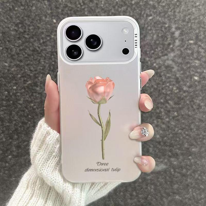 Чехол для iPhone 17 Pro/Pro Max Air Rose Niche Silver - хит продаж