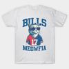 Мужская черная футболка с принтом Забавные любители кошек Рубашки Buffalo Bills Bills Meowfia Кот M5364 Печать на трансферной бумаге без вырезания Хлопковая футболка