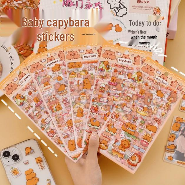 Брелок Капибара - Милый DIY Канцелярский Подарок для Выпускника или Детская Награда