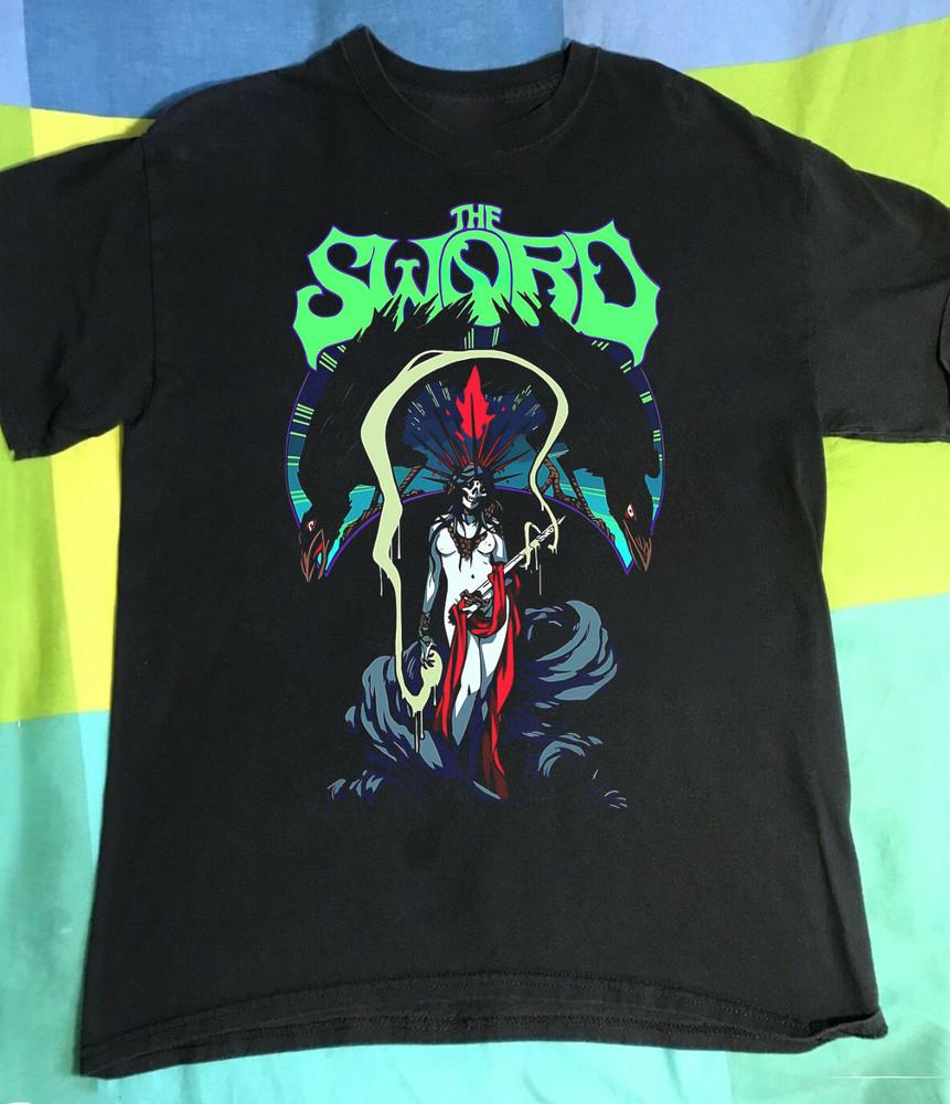 Концерт The Sword Band Тур Унисекс Футболка Все Размеры от S до 5XL PR670 Унисекс Футболка