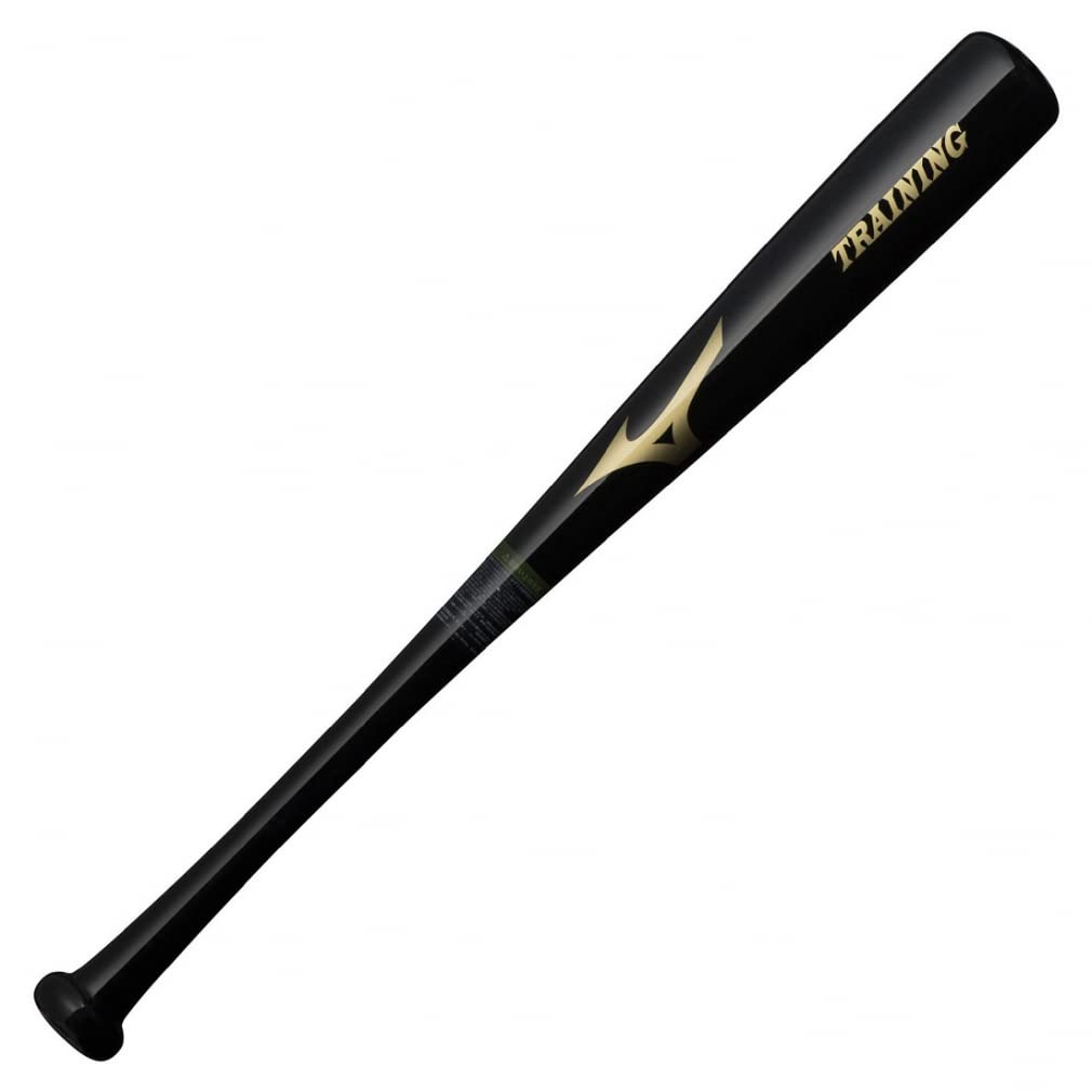 MIZUNO Wooden Training 1cjwt23465 One-Handed Bat, 65cm, Black,