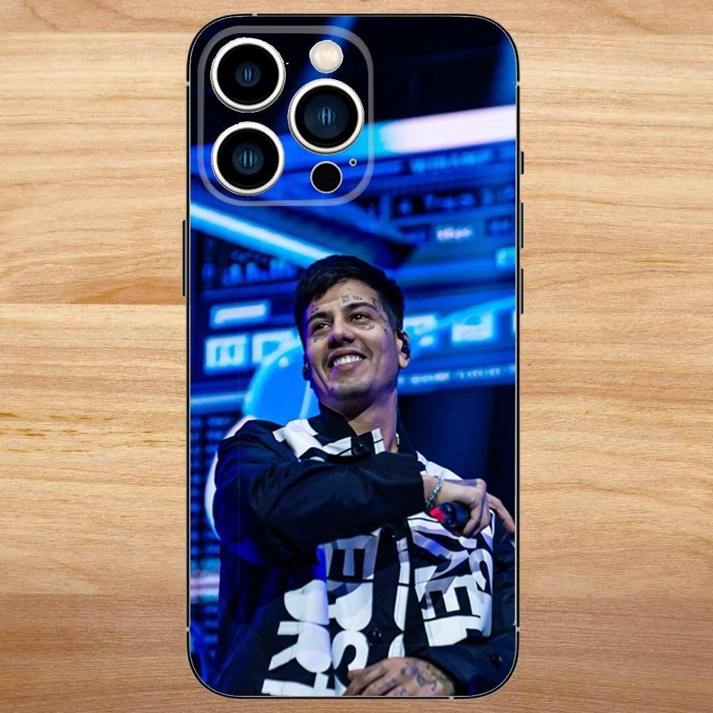 Чехол для телефона Duki Rapper для iPhone 15, 14, 13, 12, 11, Pro, Max, Plus, Mini, X, XS, XR, 8, 7, 6, S, Plus, SE Мягкий черный чехол