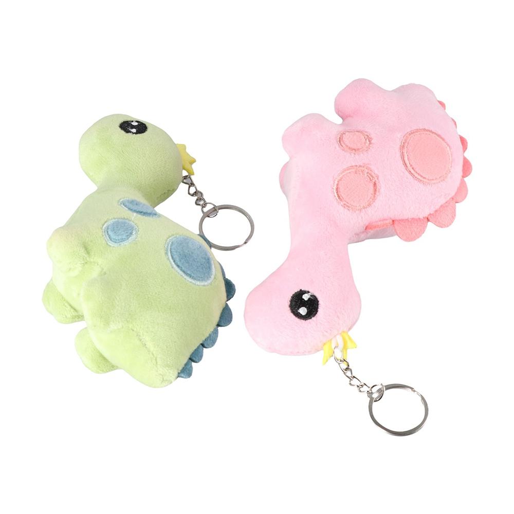 Cute Animal Dolls Keyring Cartoon Soft Toy Stuffed Toy Plush Pendant Dragon Doll Dinosaur Plush Toy