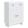 Белый комод с ящиками 66 x 34,5 x 90 см Древесно-стружечная плита