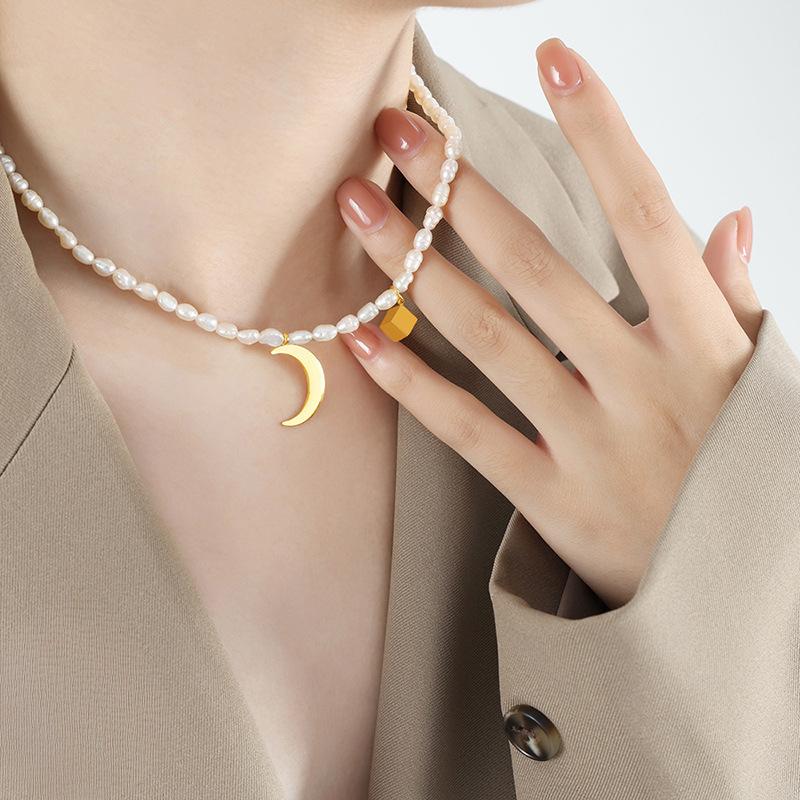 Marka Fashion Универсальное стекированное ожерелье из титановой стали с покрытием из 18-каратного золота О-образная цепочка без кулона Открытая цепочка Ювелирные изделия для женщин