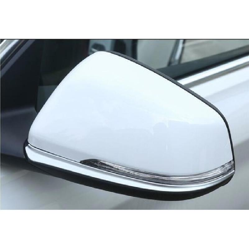 For BMW X1 2016- F48 ABS silver Rearview Side Mirror Cover Trim strip 2pcs