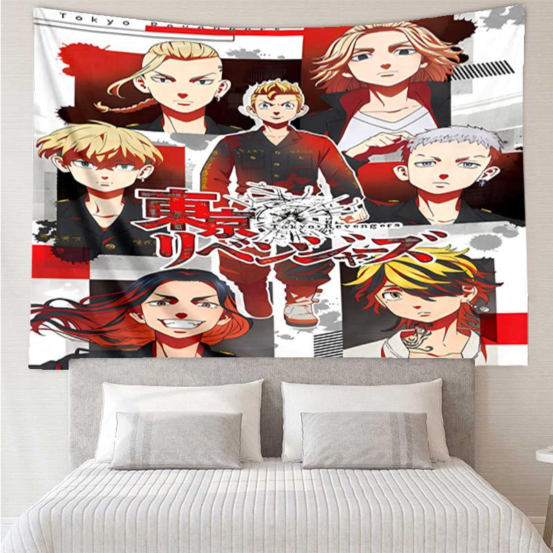 Tokyo anime Tapestry Hanging for Bedroom,Livingroom, Playroom,Decor Art Room Wall Tapestry Holiday and Birthday Gifts