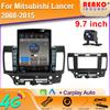 9.7" Vertical Style Tesla Screen Android 12.0 Car Radio For Mitsubishi Lancer 2008-2015 Multimedia Player GPS Navigation Screen
