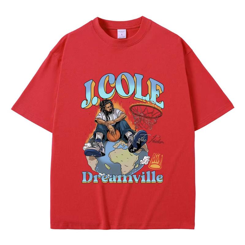 Best Famous Rapper J Cole The Fader Dreamville Graphics Tshirt Unisex Womens Hip Hop Vintage Tees Unisex Fashion Oversized Tshirt
