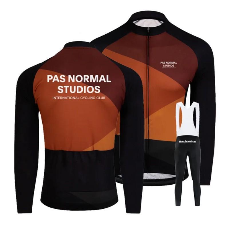 Winter Thermal Fleece Cycling Jersey Bib Set Men Women Road Bike