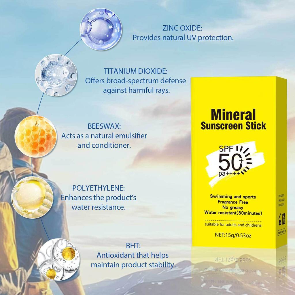 Sunscreen For Face SPF50+ From Source Manufacturer Better Than Korean Sunscreen PA++++ For All Skin Types Facial Care, Block UV Rays(15ml)