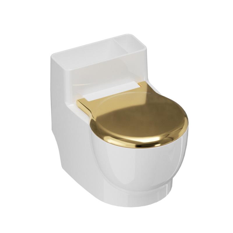Wall-mounted Ashtray Toilet-shaped Ashtray Bathroom Decorative Plastic Cigarette Case Portable Cigarette Accessories with Lid