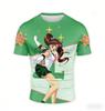 Summer 2026 Sailor Moon Bunny "Moonlight Transformation" 3D Print Breathable Quick-drying T-shirt Male/Female Top