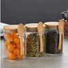 Airtight Glass Jars With Lids And Spoons, Candy Jars With Lids, Clear Spice Jars, Small Food Storage Containers