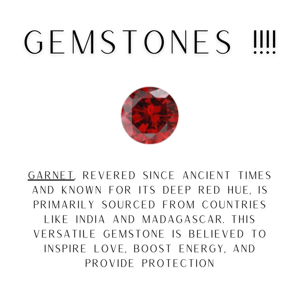 Серьги-пусеты Маркиза с натуральным гранатом | Пусеты-клаймберы в виде листьев из стерлингового серебра 925 пробы | Украшения с красным драгоценным камнем в подарок для женщин