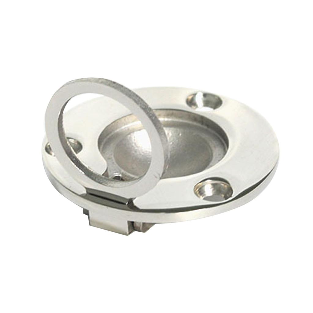 Door Knob Handle Pull Ring Stainless Marine Boat Caravan Deck Hatch Flush Pull Lift Handle Furniture Cabinet Pull Handle