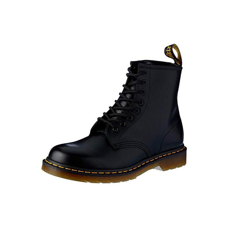 Dr. Martens Черные кроссовки унисекс из гладкой кожи на шнуровке 1460 11822006