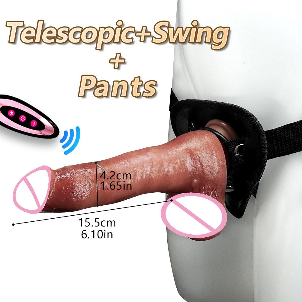 Большой фаллоимитатор, вибратор, электрический подогрев, пульт дистанционного управления, огромный пенис, точка G, секс-игрушки для женщин, зарядка через USB, беспроводной фаллоимитатор