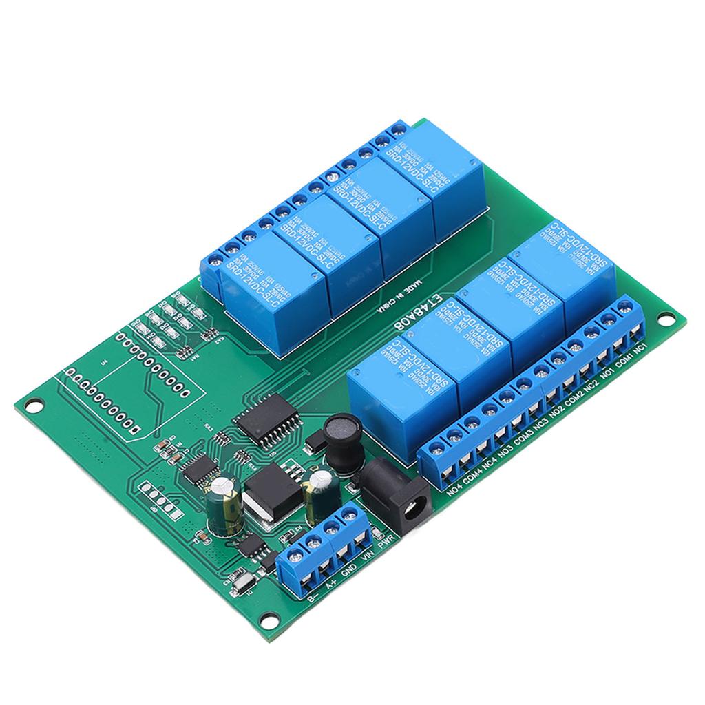 DC12V 8 Channel Relay Module Multifunctional Low Level Circuit Protection Relay Board