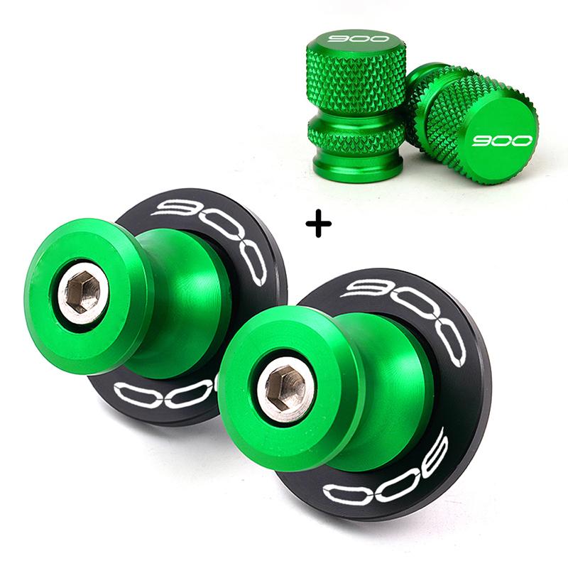 For Kawasaki Z900  Z900RS Z900SE Z 900 2017-2026 2023 2024 Motorcycle Aluminum Swingarm Spools Slider Stand Screws Valve Caps