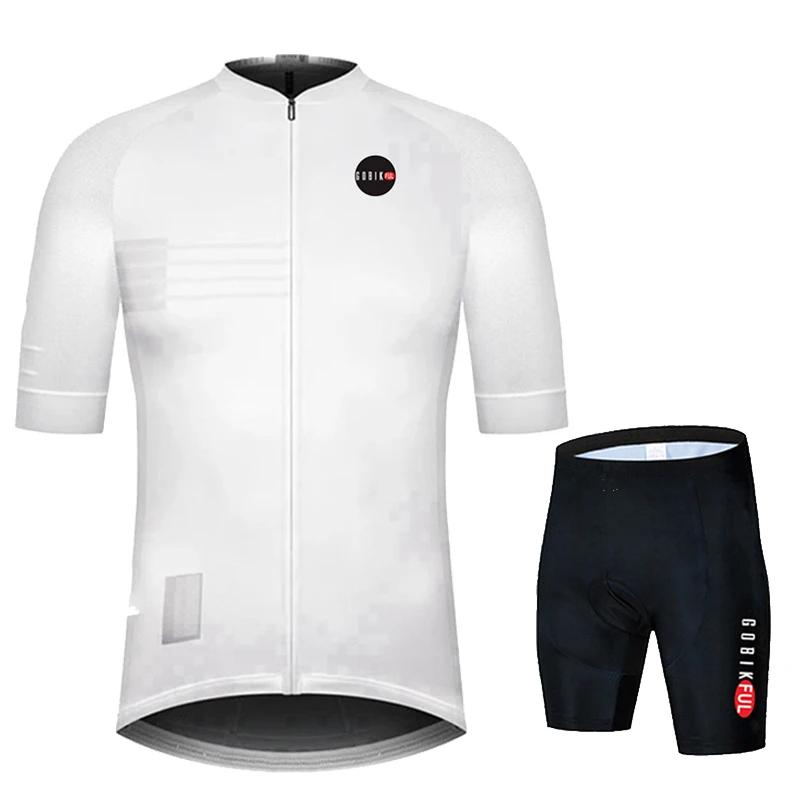 Gobikful  Men Summer Cycling Clothing Road Bike Shirts Suit Bicycle Bib Shorts MTB Ropa Ciclismo Maillot 2026 Summer Breathable Cycling Suit Set