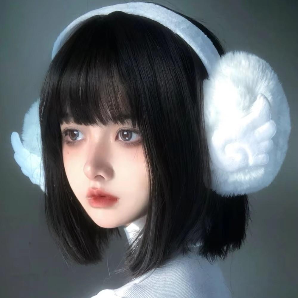 Harajuku Style Warm Earmuffs Foldable Outdoor Earflap Protection Ear Cover Ear Warmer for Girls