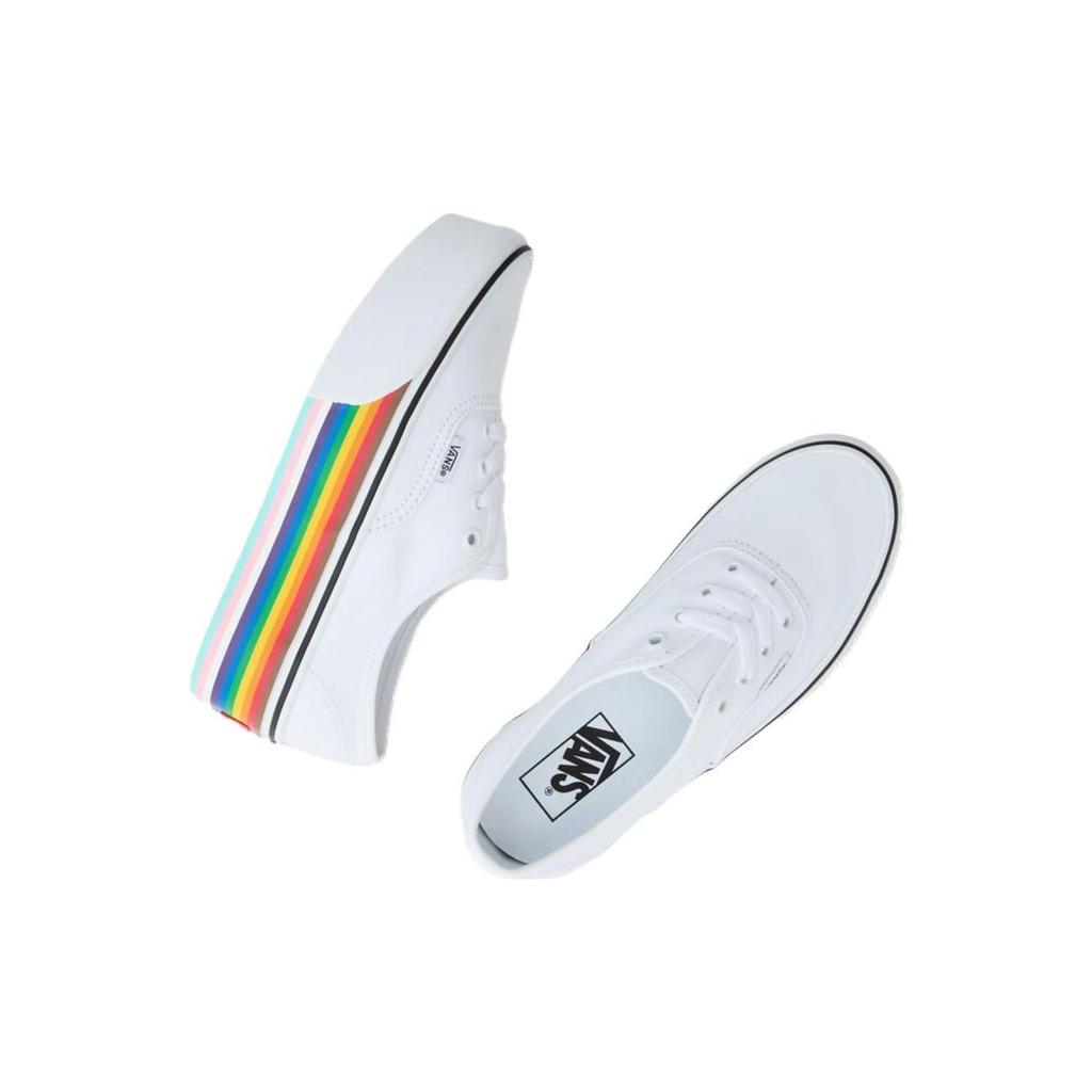 Vans Authentic Pride Low Top Skate Shoes Unisex Sneaker White VN0A5KXXRNC