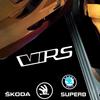 2X светодиод для Skoda VRS Superb 2 MK2 Superb 3 2006 - VRS Светодиодная подсветка двери автомобиля "Призрачная тень" Лампа-проектор Декоративные аксессуары