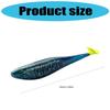 5 шт. Искусственные приманки Рыболовные приманки Swimbait с хвостовым лепестком для ловли форели и судака Приманки для ловли в соленой воде