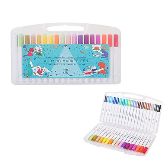 Набор акриловых маркеров Цветные маркеры с цветными колпачками Нетоксичные маркеры для художников и студентов для рисования и письма Школьные