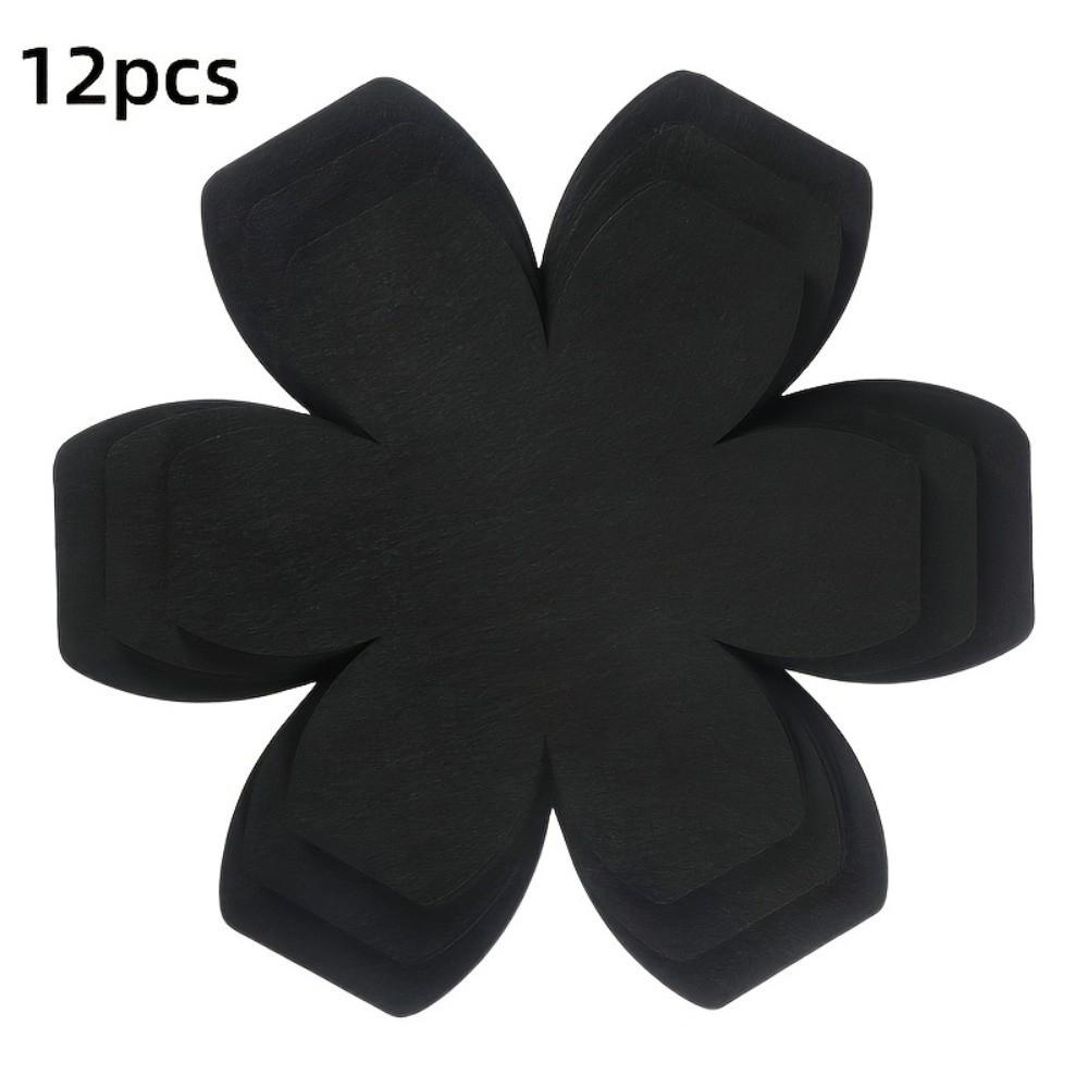 12pcs/set Hexagonal Shape Felt Pot Protector Heat Insulation Anti Scratch Pan Protectors Wear Resistant Space Saving
