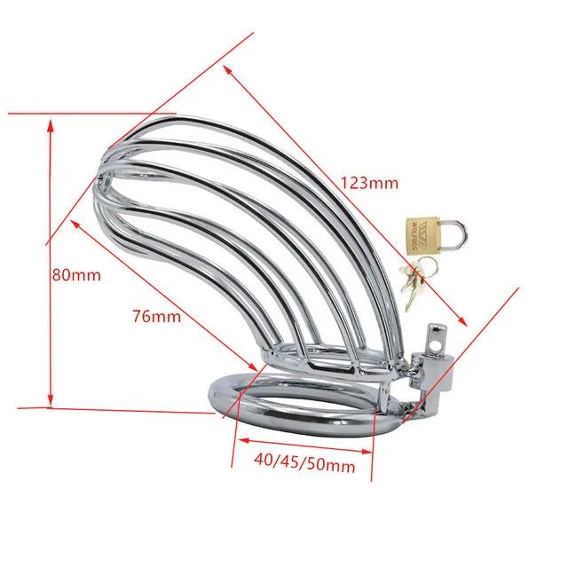 CB Male Chastity Cage Binding Tool Cock Cage Sex Toys for Men Rise of Loyalty Penis Ring Lock Metal Wearable Device for Outdoor