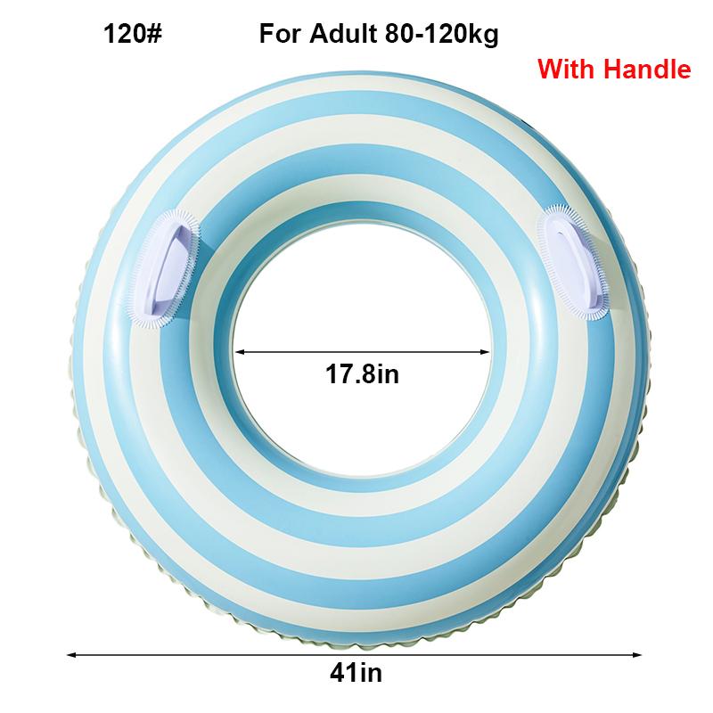 Rooxin Thickened Inflatable Swimming Ring Tube Water Park Swimming Circle For Kids Adults Swim Ring Pool Float Toy