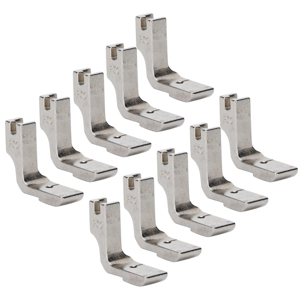 10 шт. Лапка для присборивания, нержавеющая сталь, универсальная, аксессуары для промышленных швейных машин