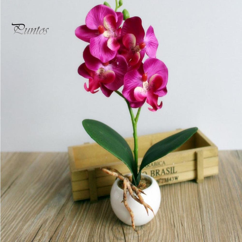 Искусственная Орхидея в горшке