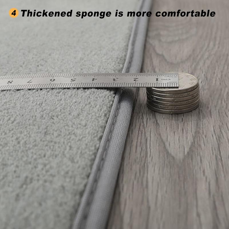 Мягкий ковер из кораллового флиса для гостиной, дивана, журнального столика, коврик для детской спальни, звукоизоляционный мат, подушка для балкона, домашний декор, серый