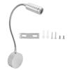 1W Flexible LED Wall Lamp Adjustable Wall Mounted Night Light Reading Light for Bedroom 85V 265V