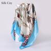 High-quality Luxurious Silk Scarves Headband Scarfs Neck Scarf For Women Chain Silk Scarf Women's Decorative Shawl