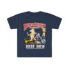 Soft Cotton T-Shirt. Bear Whiz Beer. Biker Brew