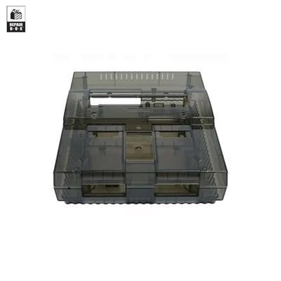 Hyperkin RepairBox Корпус пользовательского цвета для Super Smoke Gray Запасной внешний корпус Кастомизация и ремонт ретро игровой консоли Полный набор с винтами и
