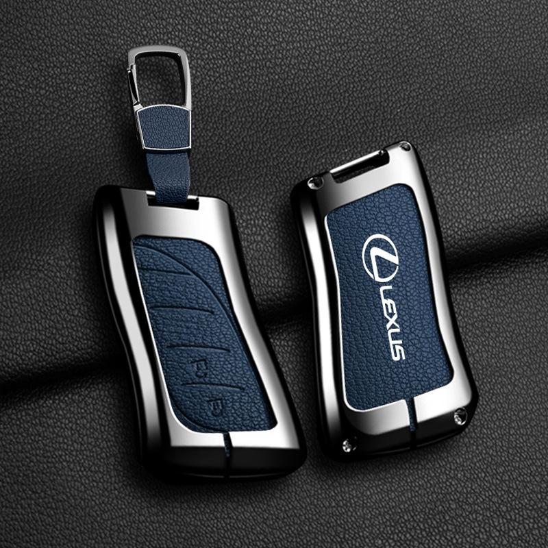 Vintage Leather Car Key Case Fob Cover For Lexus RX 300 330 350 400h ES GS RX LX GS GX NX Is 250 200 LX470 570 GX460 470 CT200h AEO1
