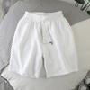 2022 Summer Men's Loose Trendy Solid Color Three-Quarter Beach Shorts