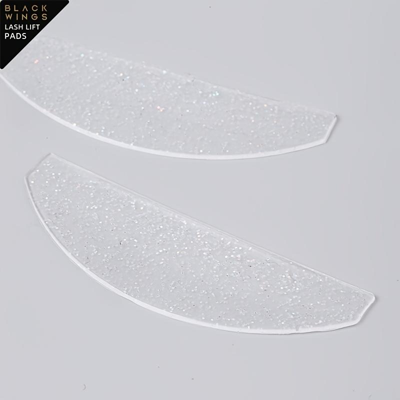 1 Pair Silicone Eyelash Perming Pads Professional Lash Curling and Lifting Tool with Sparkle Finish for Keratin Eyelash Extension
