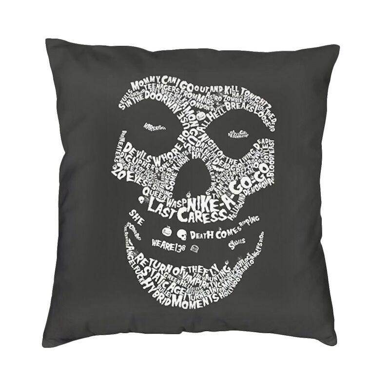 Misfits Хоррор Панк-Рок Группа Хэллоуин Наволочка для Дивана Роскошная Наволочка Бархатная Наволочка
